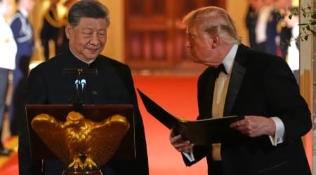 C-SPAN host faces awkward live-TV ambush as caller challenges network over Trump-Xi coverage