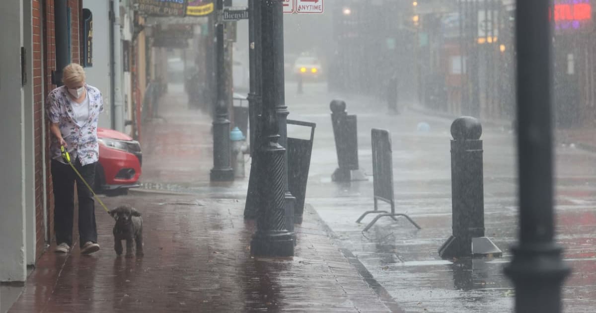 The nor'easter intensified along the East Coast, bringing coastal flooding, powerful winds and potential outages (Getty Images)