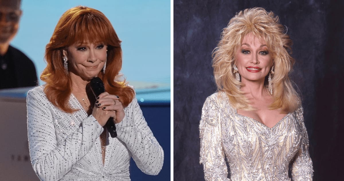 Reba McEntire was photographed during her tribute performance for Dolly Parton at the 2026 Emmy Awards (Getty Images, AP Photos)