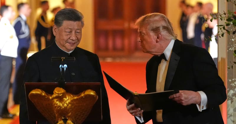 Body language expert says Trump 'wasn't trying to dominate' Xi at White House state dinner