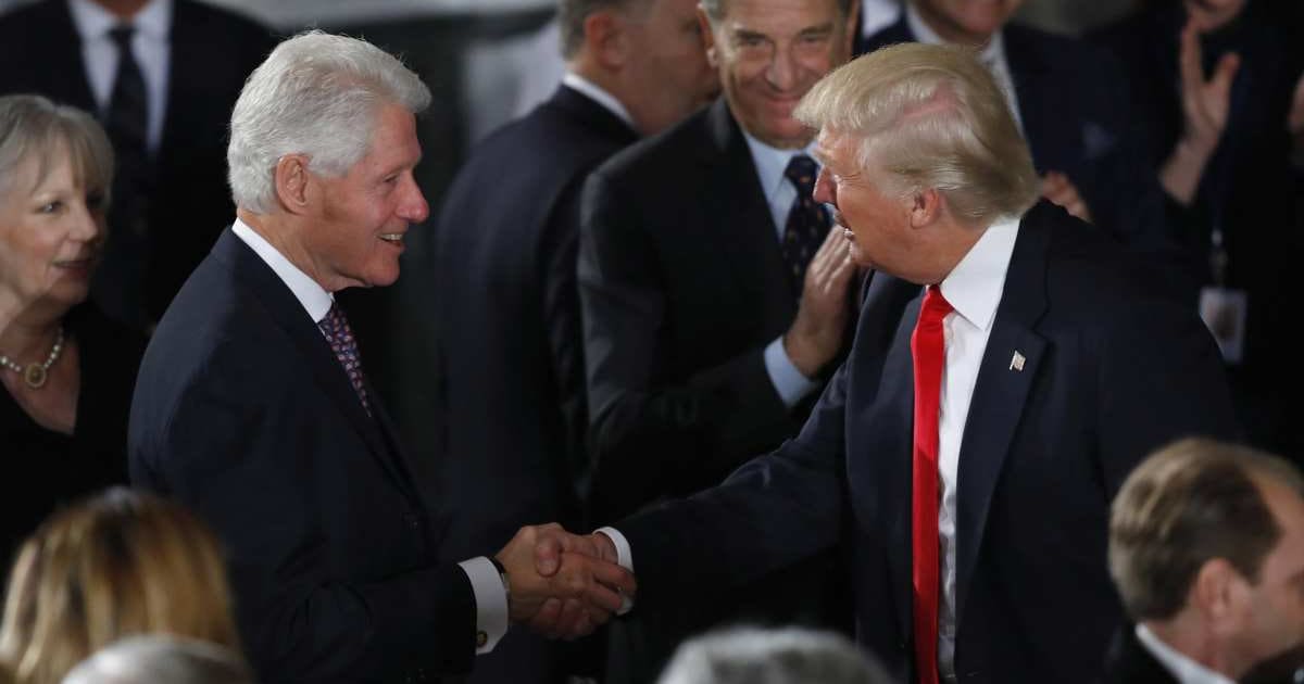 Former President Bill Clinton spoke about his past frustration with the White House press corps as Trump faced media restrictions (Getty Images)