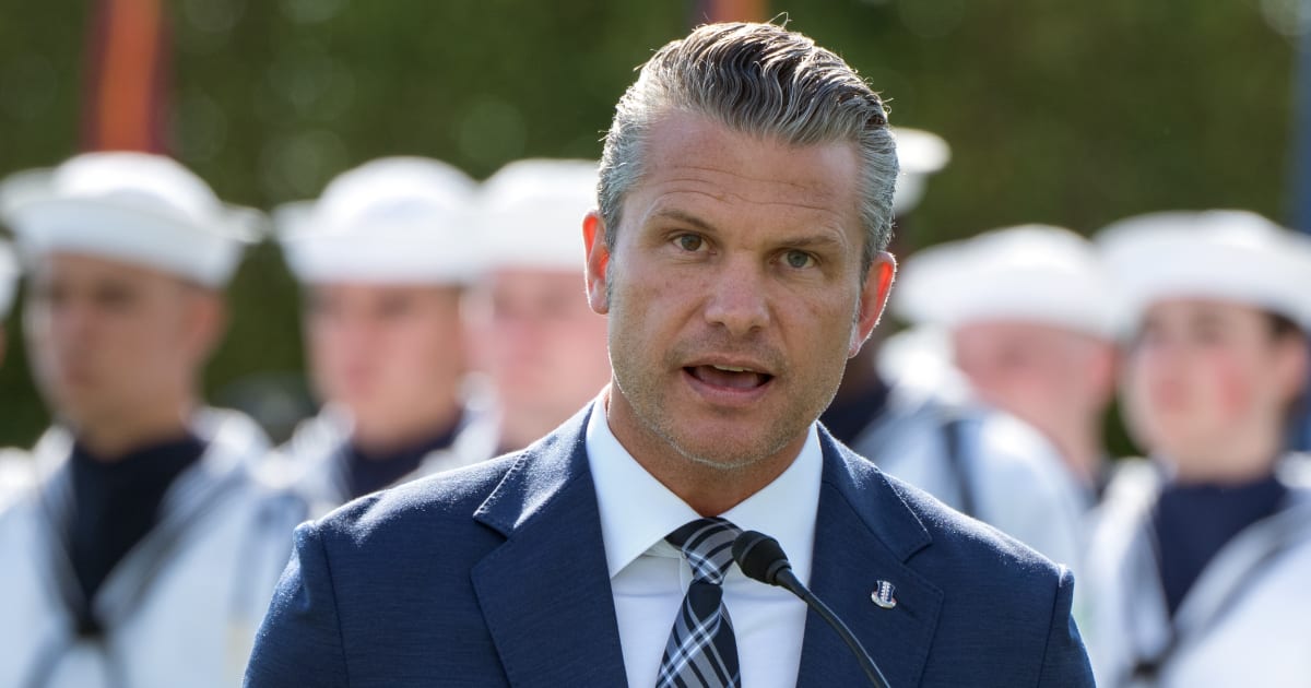 Pete Hegseth's claim about military members and voter registration has sparked discussion online ahead of the 2026 US midterm elections (AP Photo/Mark Schiefelbein)