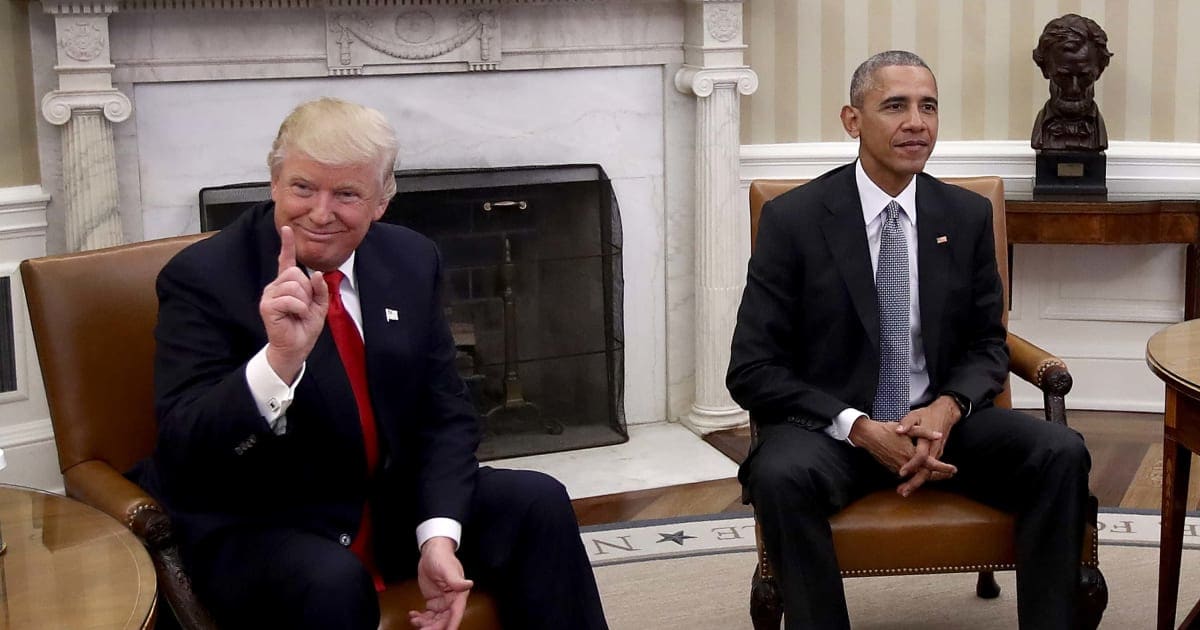 Former President Barack Obama argued that women could improve governance, while President Trump said he admired women but rejected the idea that governments would perform better under their leadership (Win McNamee/Getty Images)