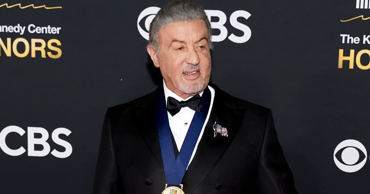 Sylvester Stallone attends the 48th Kennedy Center Honors at The Kennedy Center on December 7, 2025, in Washington, DC (Paul Morigi/Getty Images)