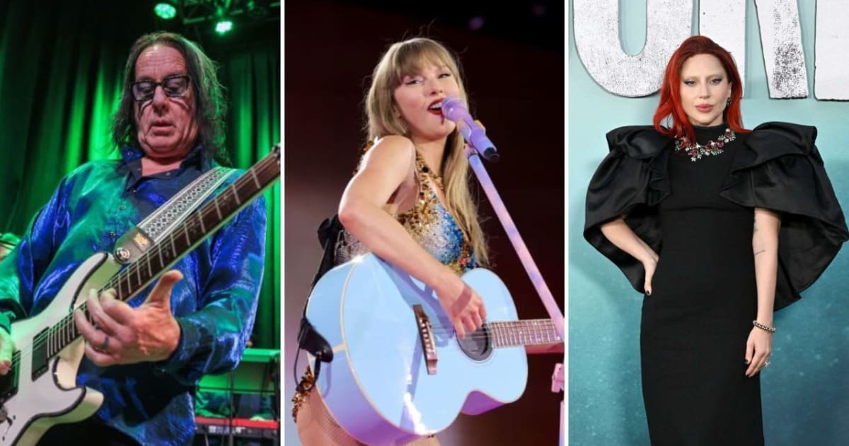 Musician Todd Rundgren criticized Taylor Swift, calling her the 'apotheosis of mediocrity' and comparing her with Lady Gaga (Ole Hagen/, Kevin Winter/TAS24/Getty Images for TAS Rights Management, Axelle/Bauer-Griffin/FilmMagic))