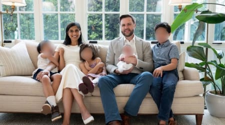 Usha Vance calls newborn son’s Secret Service detail ‘sort of an absurdity’