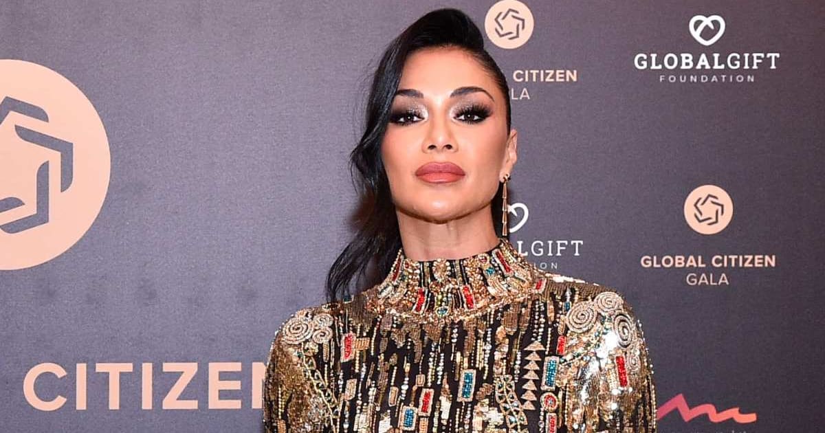 Nicole Scherzinger suffered a painful boiling-water burn and blister on her leg just before performing in Germany with the Pussycat Dolls (Getty Images)