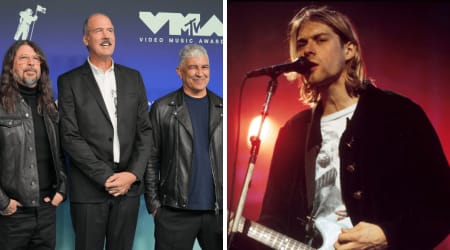 Nirvana reunites at 2026 VMAs to receive Video Vanguard Award 32 years after Kurt Cobain’s death
