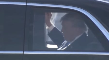 Fact Check: Did Trump appear to struggle to breathe in a video from his presidential limousine?