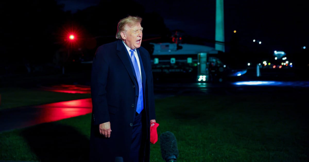 Donald Trump said five suspects arrested near RAF Fairford planned to cause 'big damage,' as police investigate explosives and a possible Iran link (Getty Images)