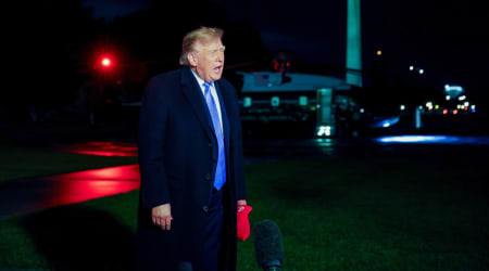 Trump says five suspects planning ‘big damage’ at US air base in UK nabbed