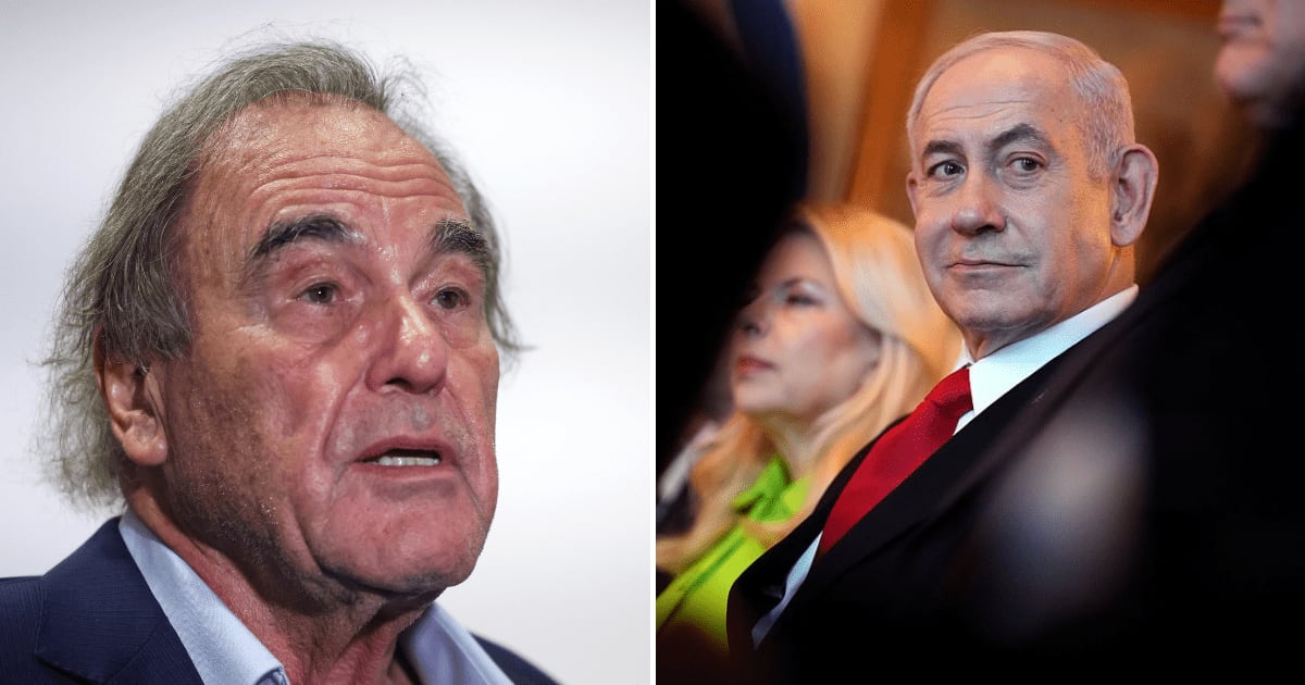A social media post claims Oliver Stone slammed Israeli Prime Minister Benjamin Netanyahu calling him a 'sick man' (Getty Images)