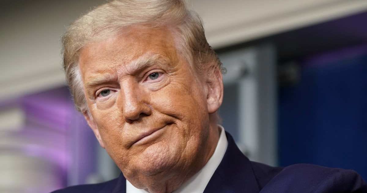 In the ad, President Donald Trump said the US would defeat communism, socialism and Marxism as JMSN's 'Love Me' played in the background (Getty Images)