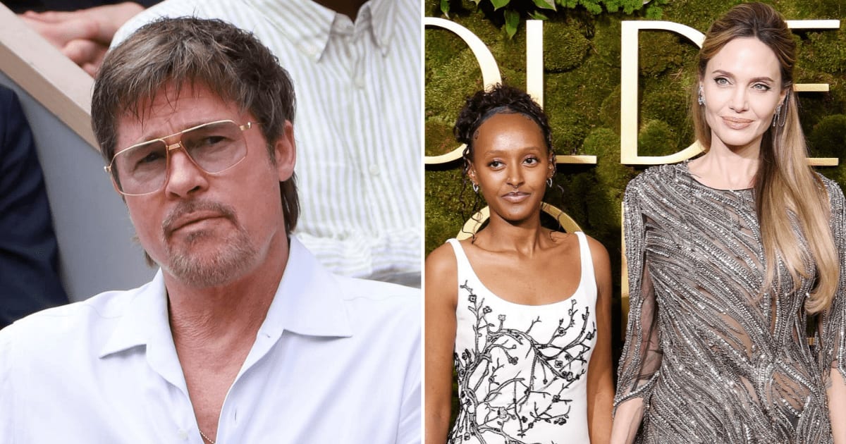 Brad Pitt and Angelina Jolie’s daughter Zahara had removed ‘Pitt’ from her name (Getty Images)