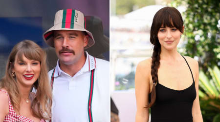 Dakota Johnson makes surprising comment on Taylor Swift-Travis Kelce’s wedding photos
