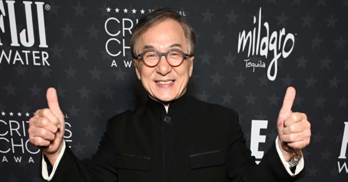 Jackie Chan attends the 30th Annual Critics' Choice Awards at Barker Hangar on February 07, 2025, in Santa Monica, California (Michael Kovac/Getty Images for Critics Choice Association)