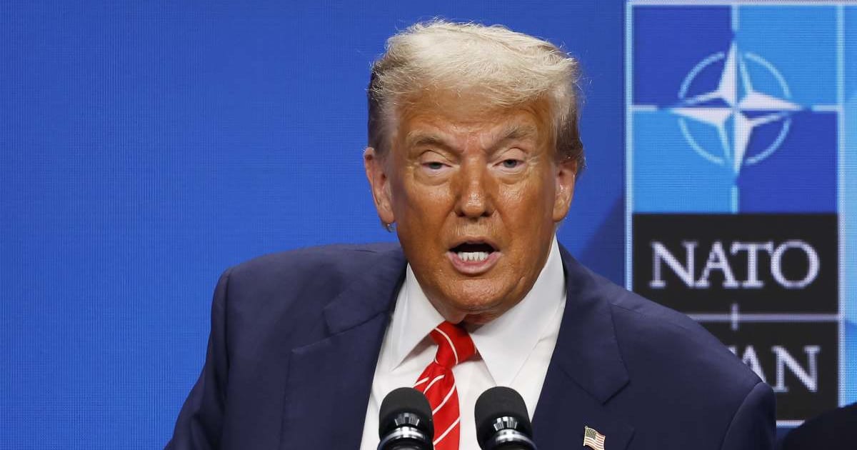 The meeting came amid President Donald Trump’s repeated criticism of NATO members over defense spending and their willingness to support US priorities (Omar Havana/Getty Images)