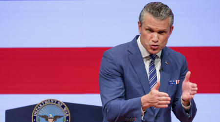 Hegseth renews ‘woke’ military attacks as he announces new autonomous weapons command