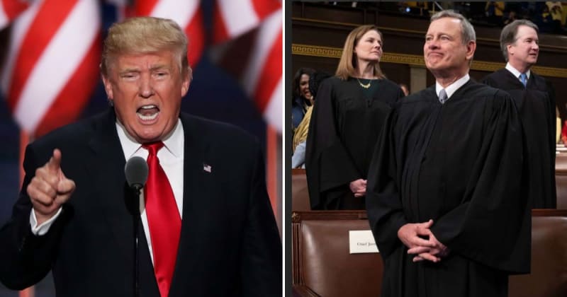 Trump explains why he regrets his own justices as he hails Democratic appointees' loyalty