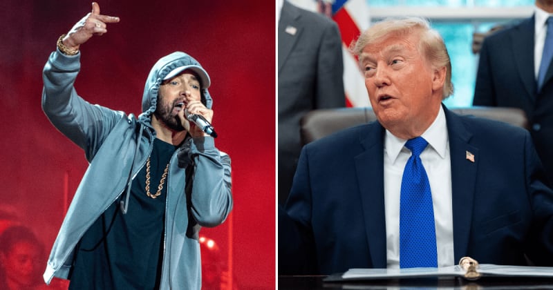 Fact Check: Did Eminem support Trump saying that he's on the 'right side of history'?