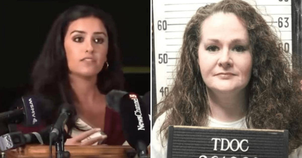 Christa Pike was left in critical condition after a failed lethal injection attempt in Tennessee, according to her attorneys (@itsmorganariel/X, The Tennessee Department of Correction)