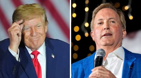 Trump acknowledges Ken Paxton is a 'little controversial' while still backing him for Senate