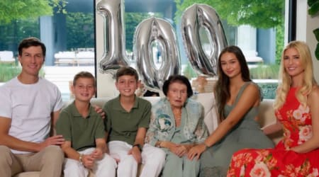 Ivanka Trump celebrates grandmother Marie Zelnickova’s 100th birthday with family in Miami