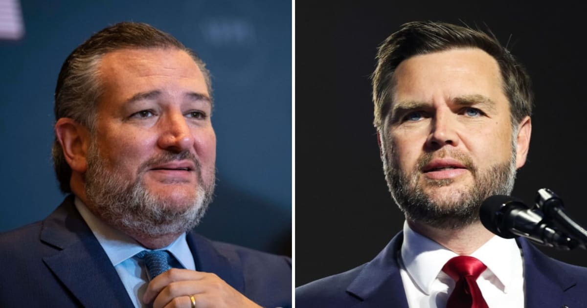 Sen Ted Cruz spoke out after JD Vance questioned his focus on a potential 2028 presidential run (Getty Images)