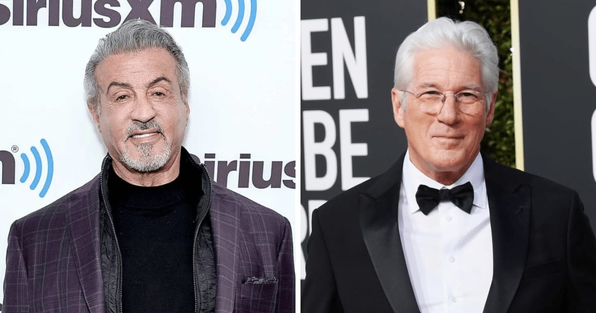 Sylvester Stallone told director Stephen Verona he’d 'knock his teeth out' if he reacted to Richard Gere as he would in real life, but they did not fight then (Getty Images)