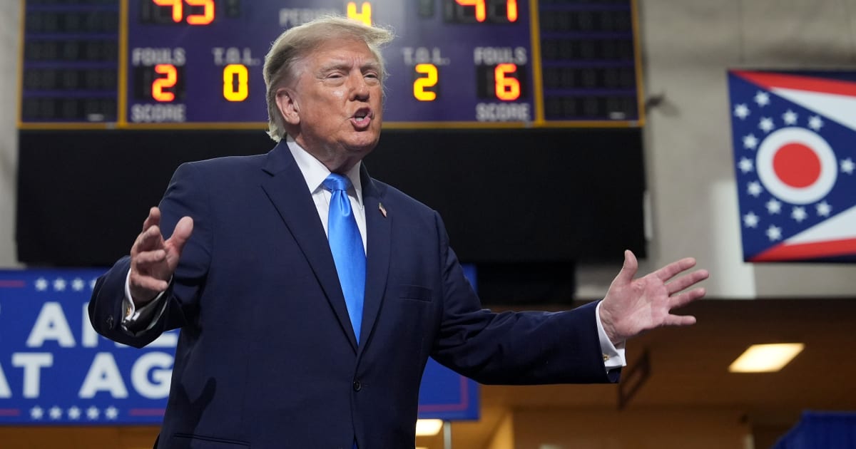 President Donald Trump was seen urging Republicans to use mail and early voting methods ahead of the midterms (AP Photo/Mark Schiefelbein)