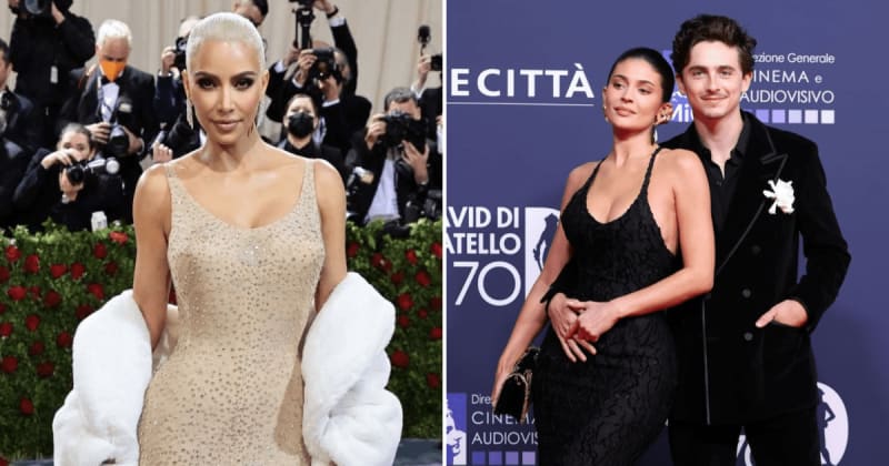 Kim Kardashian shares video of Kylie Jenner and Timothee Chalamet's faces carved into a pumpkin