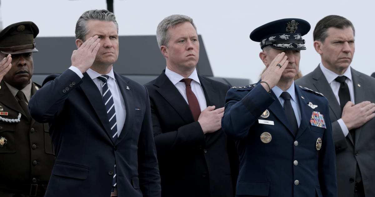 Dan Driscoll said his relationship with Pete Hegseth was not defined by conflict, noting they agreed on more than 50% of issues (Getty Images)