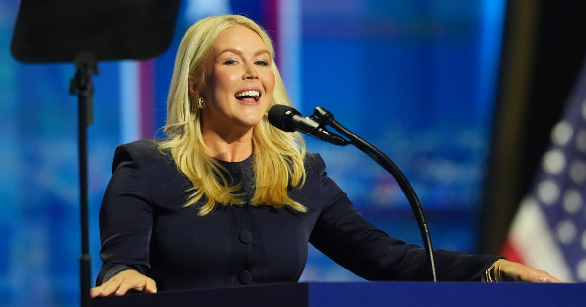A social media post claims former White House press secretary Karoline Leavitt is joining Fox News as a stepping stone to become  Secretary of Defense (AP Photo/Julio Cortez)