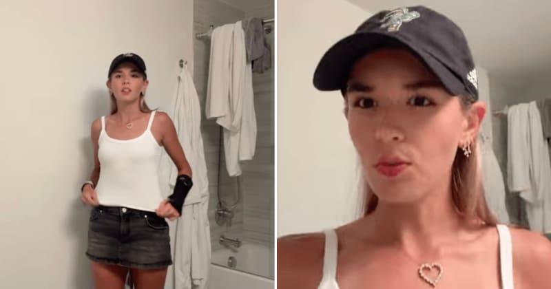 Kai Trump flaunts college-chic look in tank top and mini skirt as she opens up about Miami life