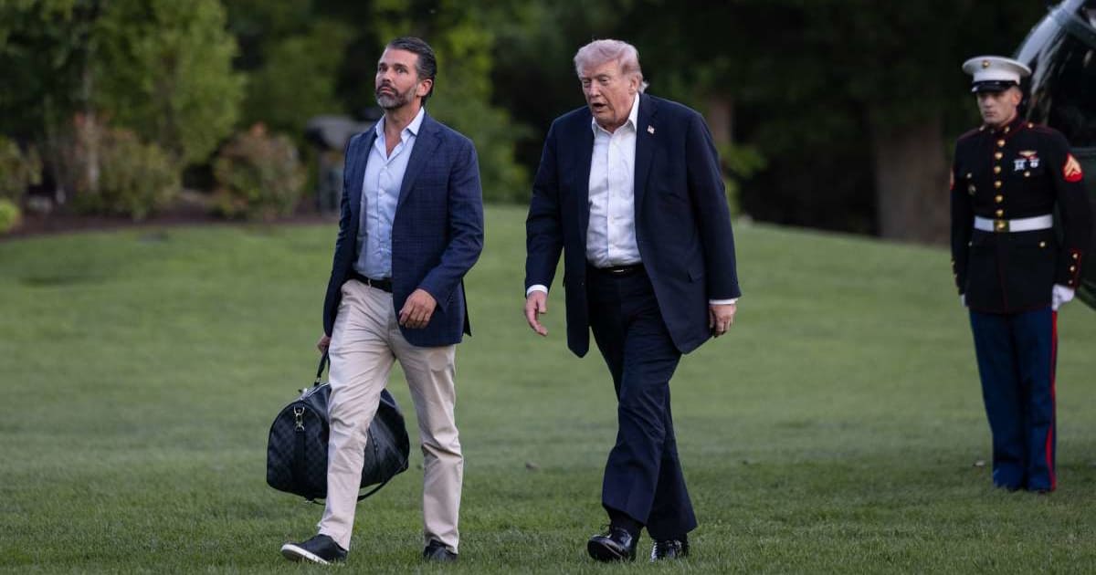 GOP senator turns Trump's growing businesses and rising wealth into a problem for the GOP brand, accusing President Donald Trump and his eldest son of “wanton corruption” (Anna Rose Layden/Getty Images)