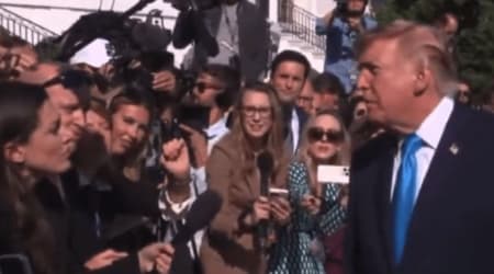 Trump scolds CNN’s Kristen Holmes over 27% Latino approval rating: ‘Your whole outfit is fake’