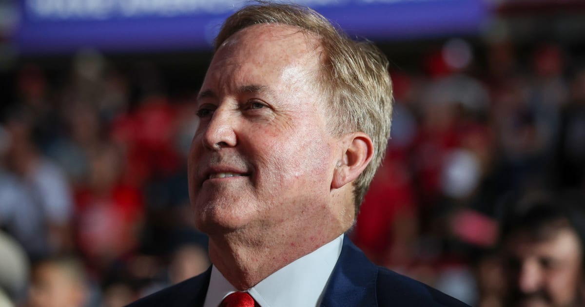 Ken Paxton called cost-of-living concerns his campaign’s 'biggest problem' and said many federal race factors were beyond his control (Getty Images) 
