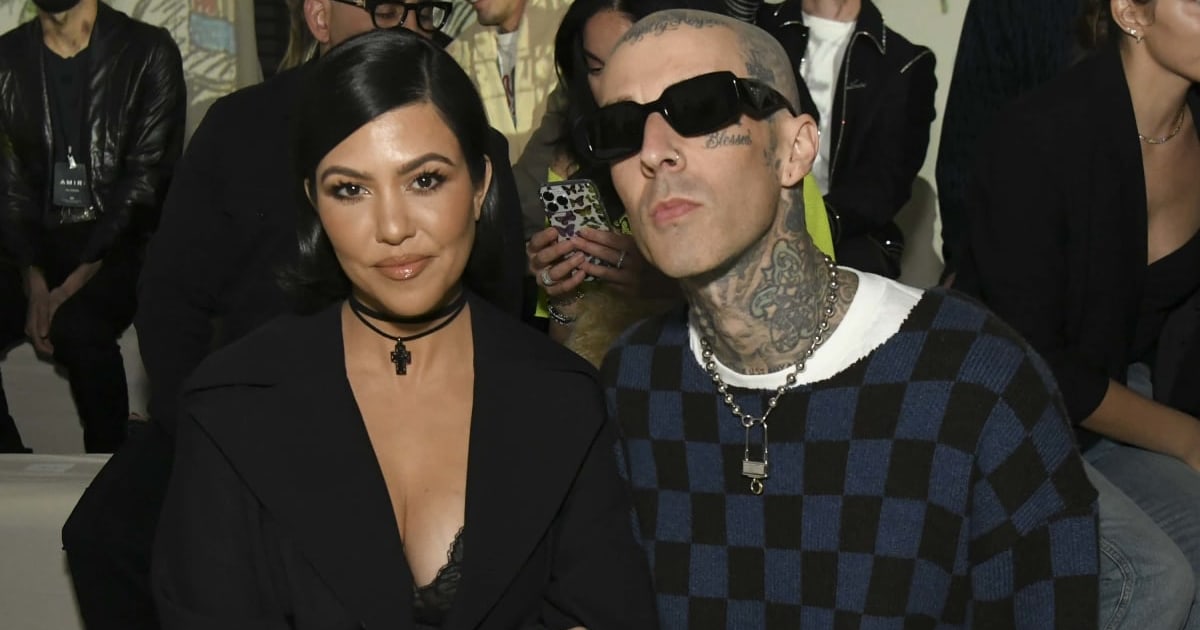 Travis Barker, 50, revealed he underwent surgery after numbness in his arm, hand and fingers led to a nerve test and cubital tunnel release (Getty Images)