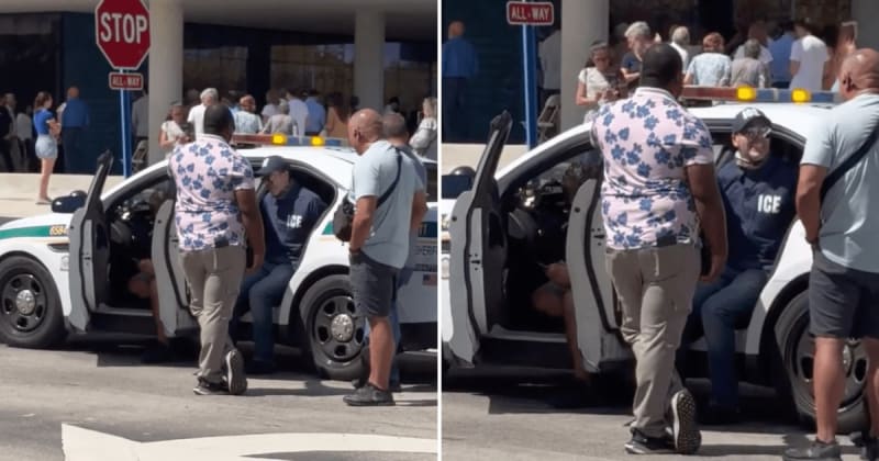 Man in ICE-style gear arrested after tense encounter at Miami polling site