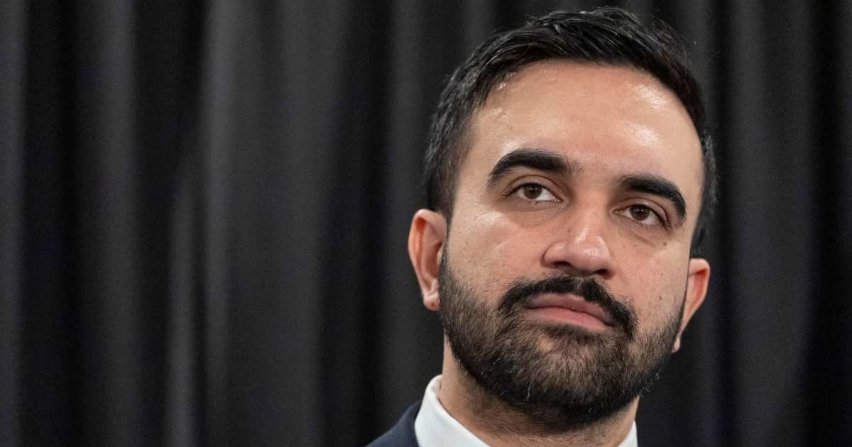 New York City Mayor Zohran Mamdani dined at a Palestinian restaurant on October 7 amid protests and scrutiny over its Israel-related messaging (AP Photos)