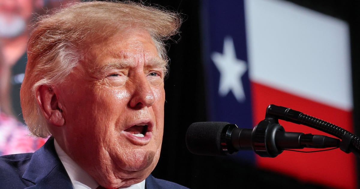 Trump said his comments about Los Angeles and San Diego were intended to compare fuel costs with the threat of a nuclear-armed Iran (Getty Images)