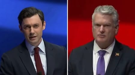 Jon Ossoff tells Trump-backed Mike Collins ‘you’ve hired half the Third Reich’ in debate clash