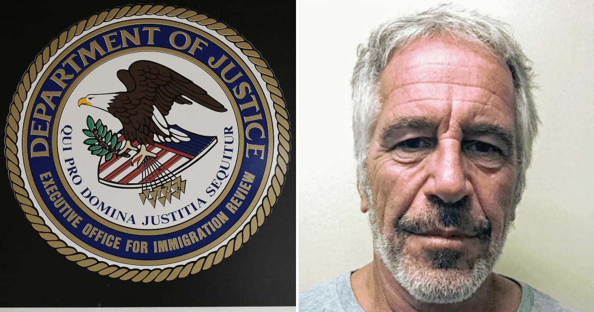 A social media post claims the Department of Justice has announced it will livestream the arrest of Jeffrey Epstein’s clients (Getty Images)