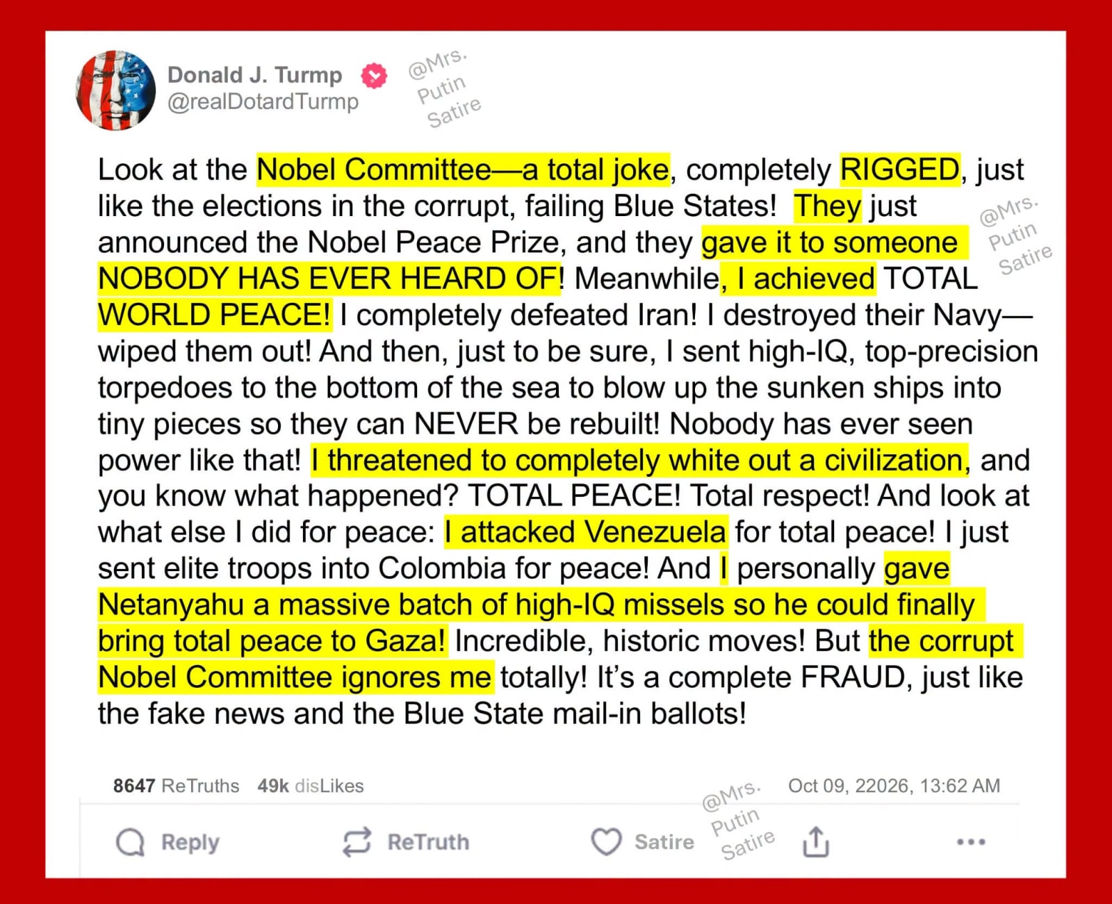 (Mrs. Putin/Facebook)