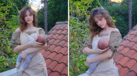 Barbara Palvin shares rare photo of daughter Sylvie as she celebrates first birthday as a mother