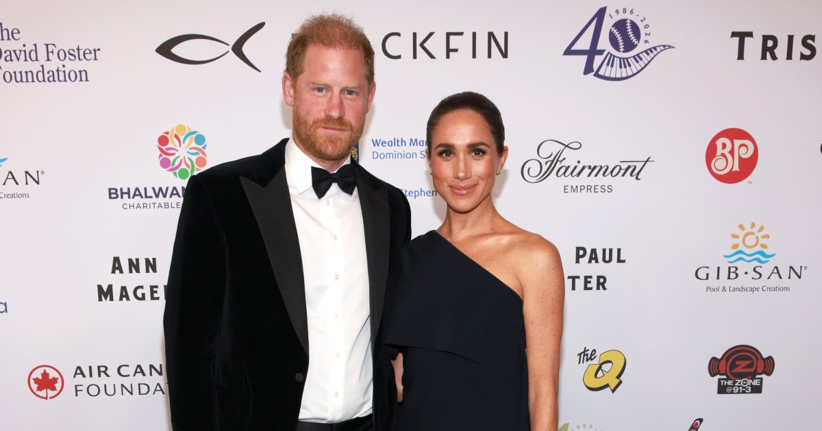 Prince Harry said being with his family, especially their children, Prince Archie and Princess Lilibet, brings him energy, joy and happiness (Vito Amati/The David Foster Foundation via Getty Images)