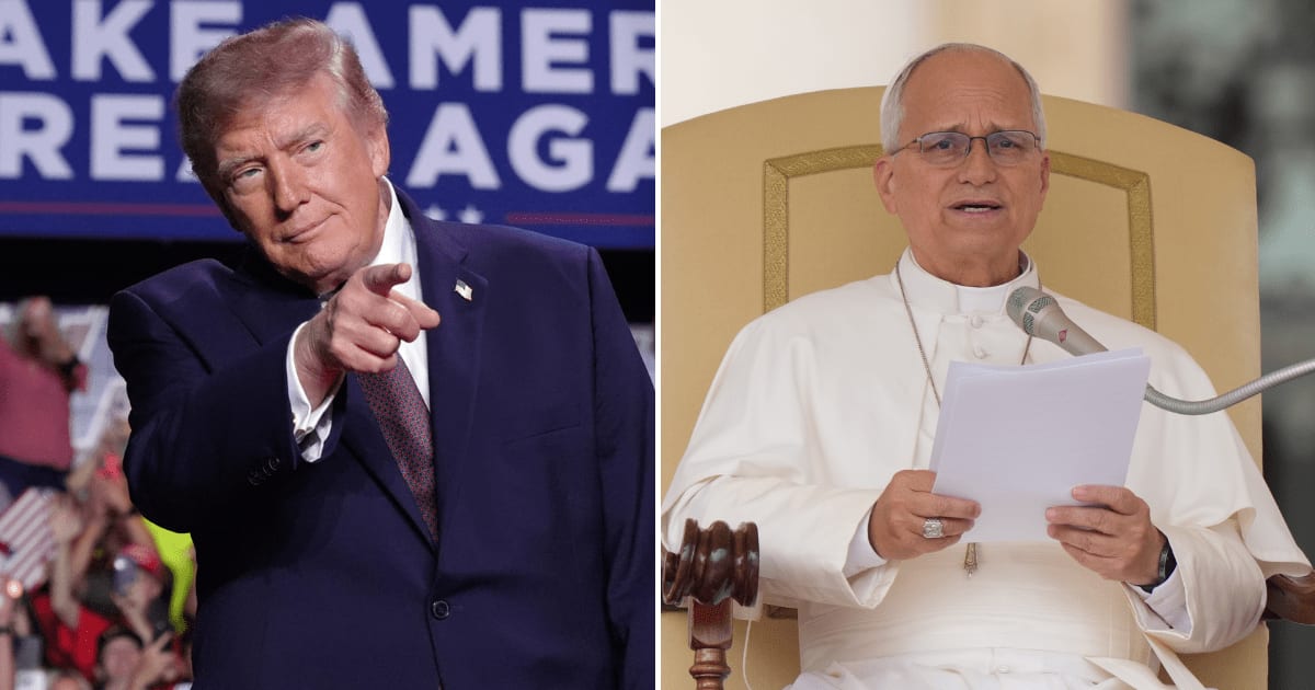 Pope Leo XIV opposed capital punishment while President Trump defended it hours apart as Nidal Malik Hasan's planned public execution drew attention (AP Photos)