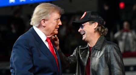 Kid Rock brands media 'public enemy number 1' in fiery attack at Trump rally in Tennessee