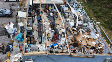 Aerial footage shows Hurricane Isaias damage across Pensacola as Florida Panhandle begins recovery