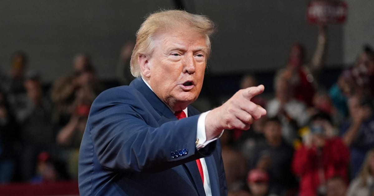 President Donald Trump departed a campaign rally in Clarksville, Tennessee, ahead of the November 3 midterm elections (AP Photo/Alex Brandon)